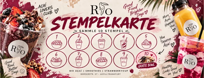 Digitale Stempelkarte von RIO in der Wallet